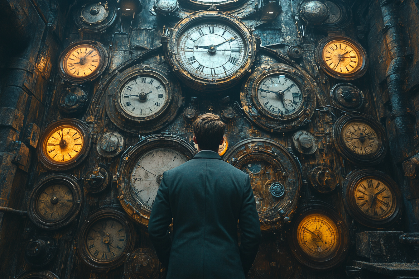 carlosr_66_a_men_surrounded_by_clocks_and_coin_a_metaphor_for_t_7f335311-6959-4d0d-ba90-d2c86e717964